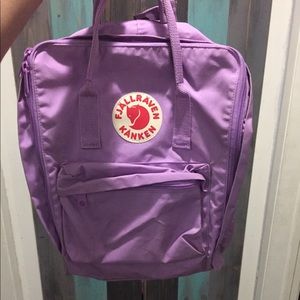 lavender fjallraven kanken normal size (NOT mini)